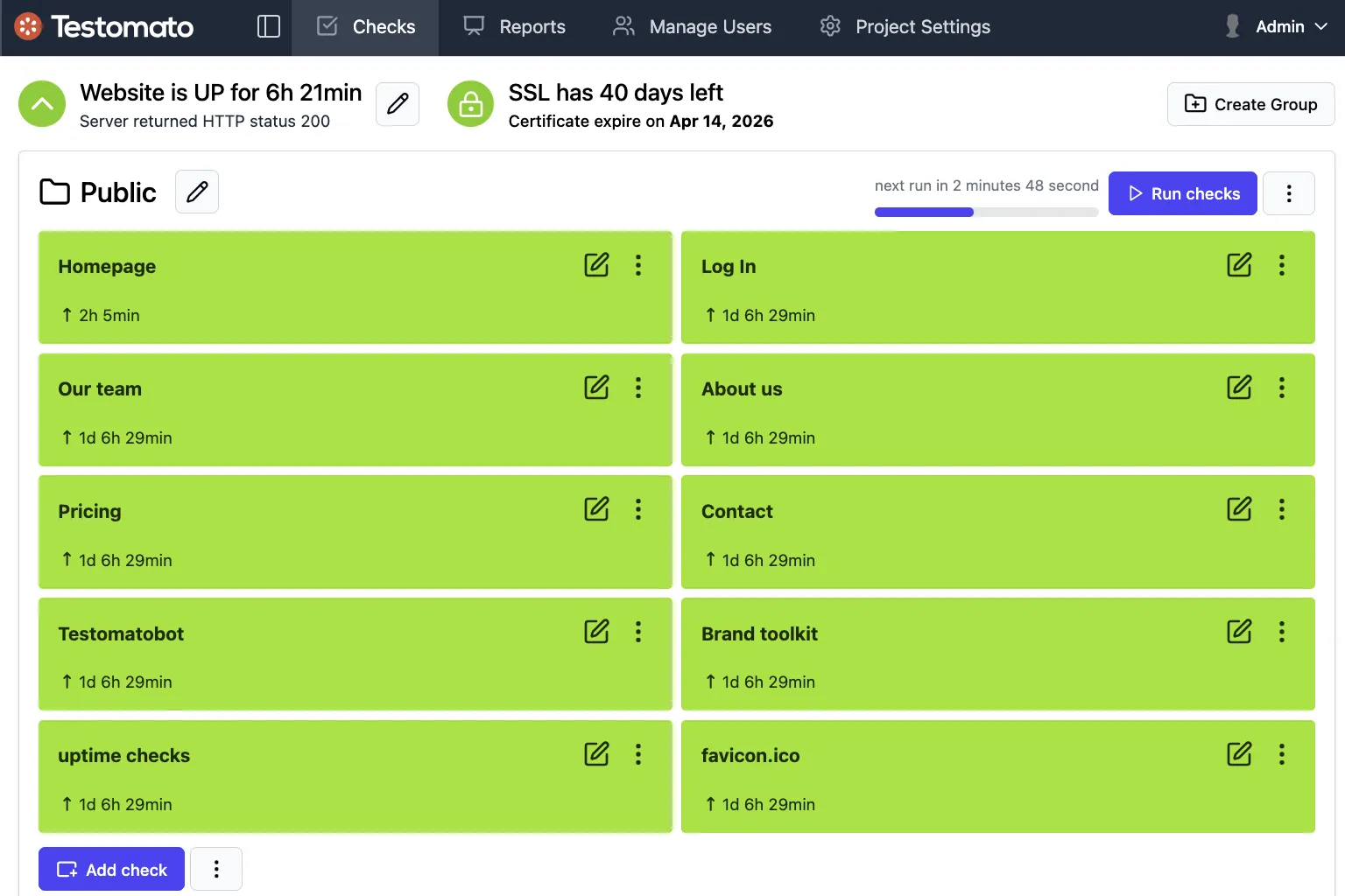 Monitoring for business owners